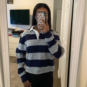 Brandy Melville Striped Long Sleeve w/ Collar